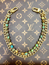 Greener Blue AFC X LAV Beaded Turquoise Chain