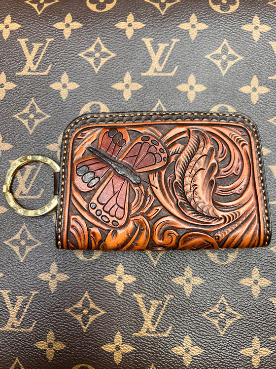 Tooled Wallet on a Keyring