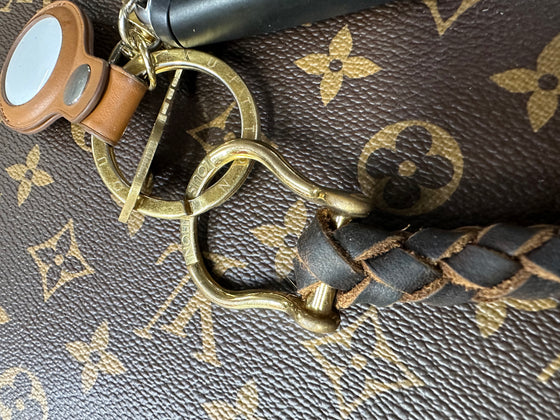 LAV Original Braided Key Ring with Louis Vuitton Hardware