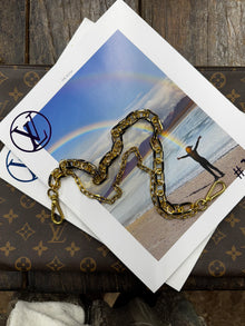  LAV x JForks Black Enamel Chain