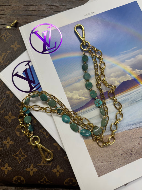 LAV x JForks Kingman Coin Beaded 3 strand Chain