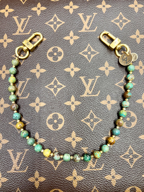 Greener Blue AFC X LAV Beaded Turquoise Chain