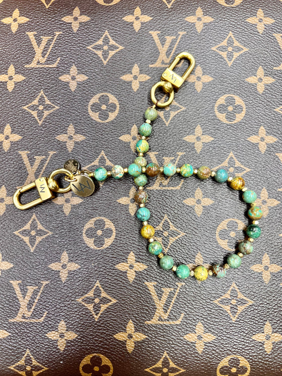 Greener Blue AFC X LAV Beaded Turquoise Chain