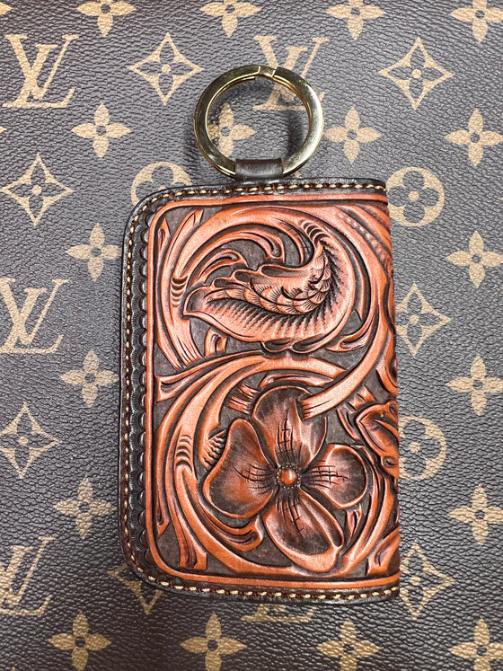 Tooled Wallet on a Keyring