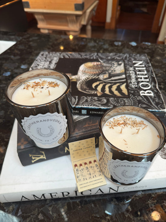 Wyatt Vannin x LAV Exclusive Coconut Oil Candle with Limited Edition Cowgirl Matchbooks