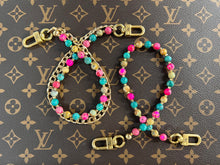  Blended Pink and Turquoise AFC X LAV Beaded Turquoise Chain