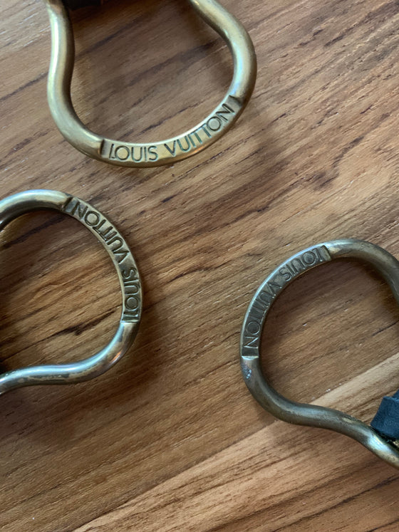 LAV Original Braided Key Ring with Louis Vuitton Hardware