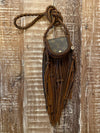 LAV Original Fringe Coin Purse Chocolate